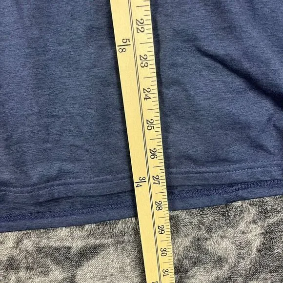 Nathan Running Hoodie Pullover Men's XL Navy Blue Thumbholes Outdoor - Picture 6 of 10